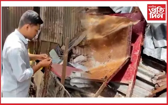 ব্যৱসায়ীৰ উচ্ছেদিত সামগ্ৰীৰে ক'লা বেহা  ঢকুৱাখনা পৌৰসভাৰ !